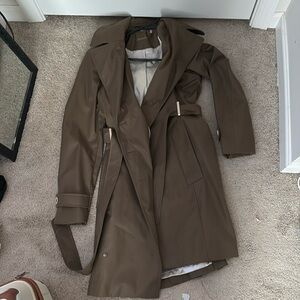 Calvin Klein trench coat in brown